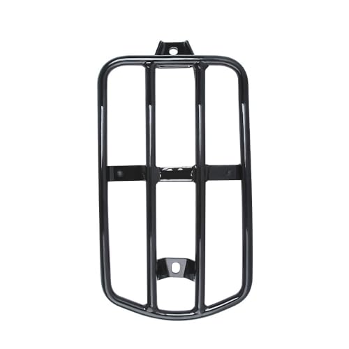 Porte-bagages moto solo noir pour fixer vos sacs sur Super Chief Bobber sans rayer