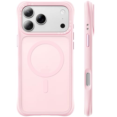 ORNARTO AirBuffer für iPhone 17 Pro Max Hülle für MagSafe Matt - Rosa
