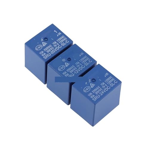 Relé SRU-05VDC-SL-A 5PIN para circuito impreso PCB con conmutador electromecánico de 5V y 250V CA