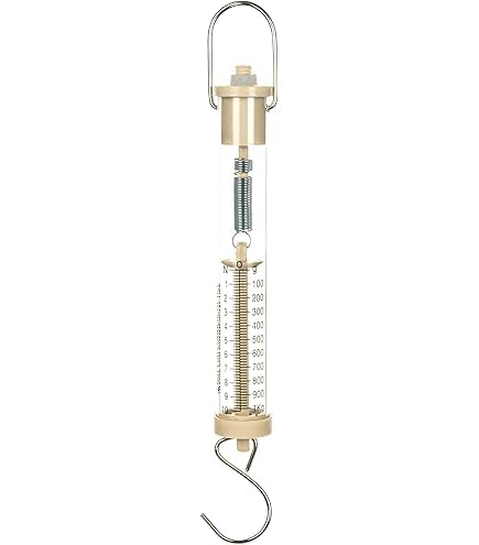 Spring Balance 1kg for Physics Lab, School & Student Use | Dual Scale in Newton & Grams, Plastic Body with Hook-image-32