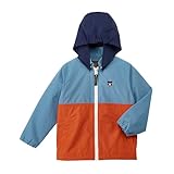 [ミキハウス] ミキハウスダブルビー ウインドブレーカー 長袖 無地 くま UVカット ジャンパー マウンテンパーカー 男の子 女の子 ベビー キッズ 子供服 通園 通学 アウトドア レジャー 60-3715-688 110cm ストームブルー