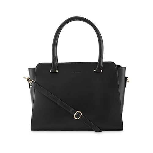 Image of Fastrack Solid Classic Satchel Bag for Women, Girls and Ladies | Made up of Premium Faux Leather | Fits Upto 11 inch iPad or Tablet