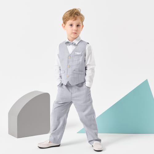 Image of Volunboy Boys Suit Formal Wedding Guest Dress Clothes