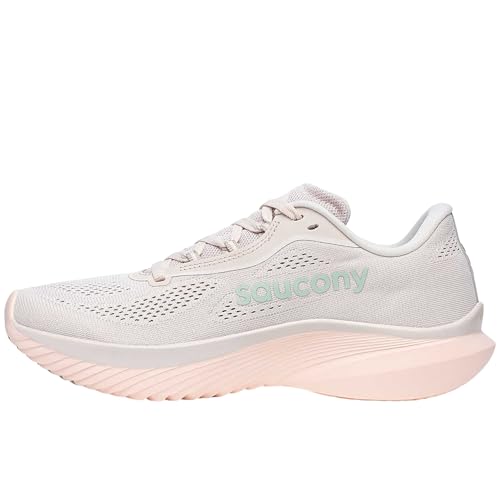 Saucony Women's Kinvara 15 Sneaker, Moon/Jade, 12
