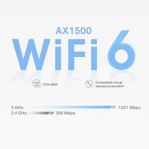 Deco X10(1-pack) Router WiFi 6 Mesh AX1500Mbps, 2 Porte Ethernet Gigabit, Controllo Parental, Router e Ripetitore, Compatibile con Amazon Alexa - Powerline - Immagine 2
