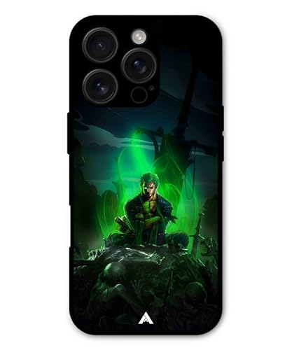 Image of Premium Anime 1 Case for iPhone 14 Pro (Glossy Finish) Soft-Touch Metal TPU Back Cover, Shockproof, Designer, Aesthetic Mobile Phone Case