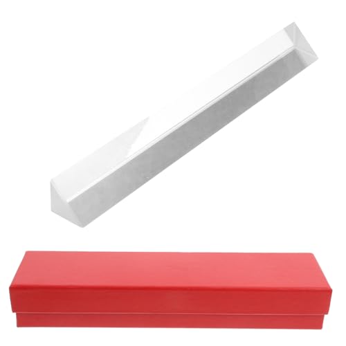 Zerodeko Versatile Crystal Triangular Prism Right Angle Prism for Photography Props and Science Education