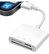 Lightning to sd Card Camera Reader for iPhone iPad, Micro SD Memory Card Reader Trail Camera SD C...