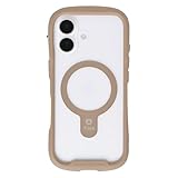 【Amazon.co.jp限定】iFace Reflection MagSynq iPhone 17 ケース MagSafe 対応 クリア 強化ガラス (ベージュ)【エコPKG】【アイフェイス アイフォン17 用 スマホケース iphone17 カバー マグセーフ 耐衝撃 透明 ストラップホール】