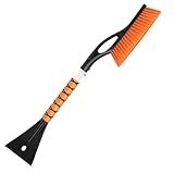 Eiskratzer für Windschutzscheibe – Eiskratzer für Windschutzscheibe | Schneebürste Eiskratzer abnehmbar aus Aluminium, robuster Schneeschaber ohne Kratzer, Autozubehör