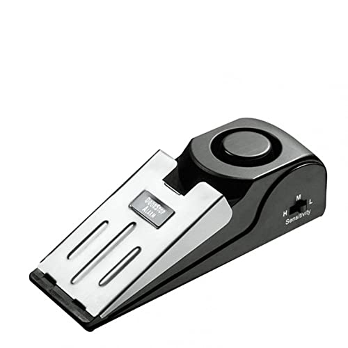 Upgraded Door Stop Alarm -Great for Traveling Security Door Stopper Doorstop Safety Tools for Home, Hotel Door Burglar Alarm, Door Alarm, Door Plug Alarm