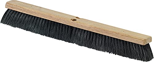 Balai brosse en bois 24" pour l'entretien du garage et de la cour extérieure