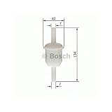 BOSCH LEITUNGSFILTER BOSCH 0 450 904 163 Kraftstofffilter