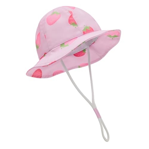 Image of Durio UPF 50+ Sun Protection Wide Brim Baby Girl Sun Hat Cute Summer Beach Baby Sun Hat Baby Girl Hats
