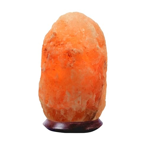 HAF® Rosa Salzlampe Naturform 2-3 kg aus echtem Natursalz | 100% ...