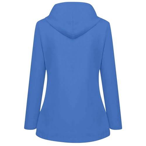 Chaqueta de lluvia para mujer con capucha y abrigo impermeable 2