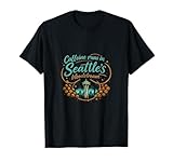 La cafeína de la Novedad de Seattle Coffee Corre en el torrente sanguíneo de Seattles Camiseta