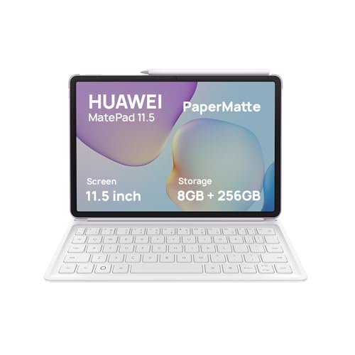 HUAWEI MatePad 11.5 2025 Tablet 2.5K 120Hz PaperMatte Display 8+256GB 10100 mAh 40W SuperCharge WPS Office Quad Speakers Detachable Keyboard Violet 12-Months HuaweiCare+ (Amazon Exclusive)