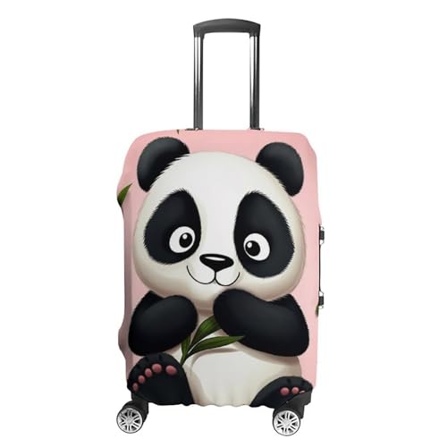 Luggage Cover Elastic Suitcase Cover Protector Washable Travel Baggage Covers Lovely Panda Luggage Covers Carry On Luggage Protector Anti-scratch 19-32 Inch XL