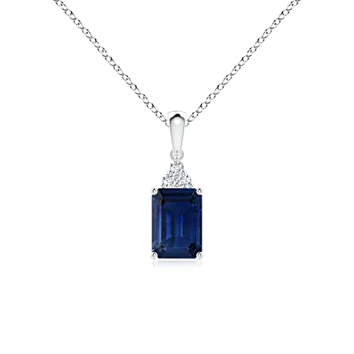 Angara Natural 1.05 Ct Blue Sapphire and...