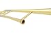 Glory GTD-2 B Flat Brass Trombone with Case & 12C Mouthpiece,Gold Finished,Tenor Trombone