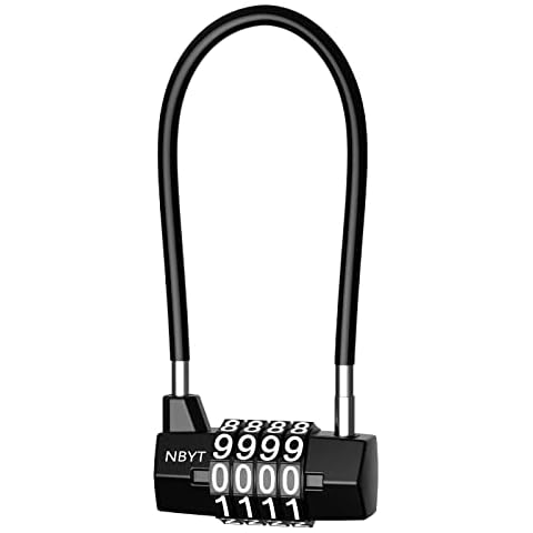 ORIA 4 Digit Combination Padlock with Cable Cover