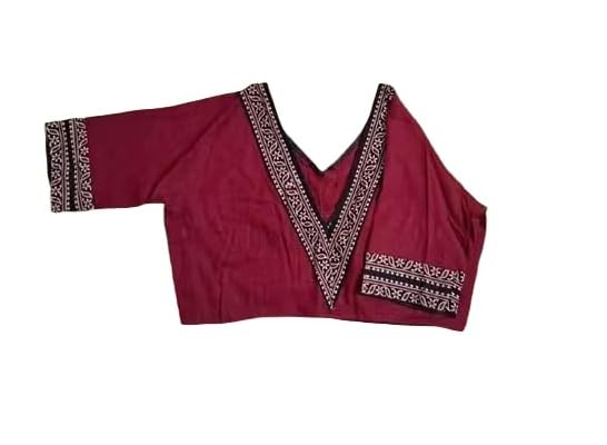 priyom Women’s Stylish Ethnic Readymade Blouse for Saree Lehenga Festive Wedding Traditional Fancy Designer Blouse Top Maroon-picture-36