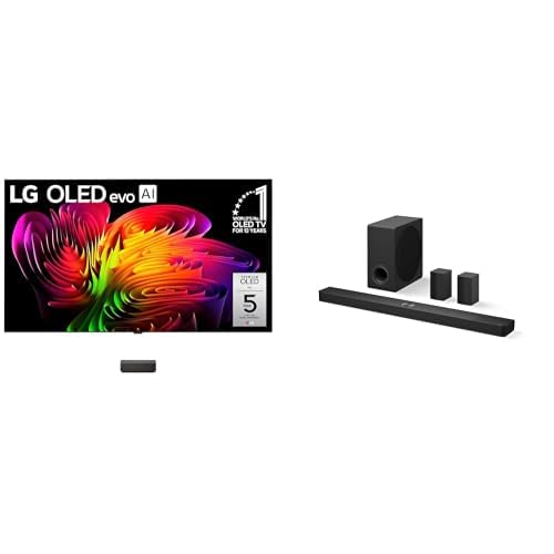 Image of LG 77-Inch Class OLED evo AI 4K W6 Smart TV (OLED77W6PUA, 2026) S90TR 7.1.3-Channel Home Theater Soundbar with Rear Surround Speakers and Wireless Subwoofer, Wow Orchestra, Dolby Atmos