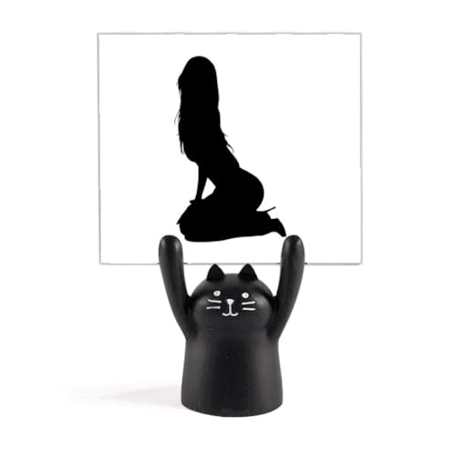 Support de mémo chat noir pour ne plus perdre vos notes