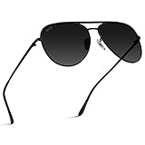 WearMe Pro - Oversized Flat Lens Fashion Designer Inspired Aviator Sunglasses
