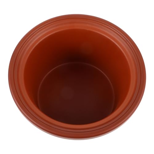 DECHOUS Ceramic Slow Cooker Liner Insert - Reusable Pot Liner for Cookers Non-deforming Ceramic Accessory for Stews Rice and Porridge Cooking