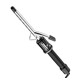 Conair Instant Heat ½ Inch Curling Iron, ½-Inch Barrel Hair Curler Produces Tight Curls, 25 Heat Settings, Dual Voltage, For Use on All Hair Lengths, Black