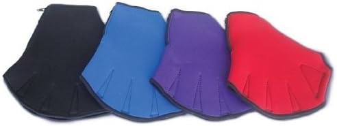 Neoprene Swim Gloves - Purple Medium (Pair)
