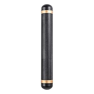 Cigar Tube Cigar Case Cigarette Box Aluminium Sigaarbuis Enkele Sigaren Kap Levert Sigaar Hydraterende Buis Sigaar Moisturizer Sigaar Ingesteld Draagbaar-Zwart