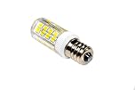 HQRP E12 220V LED Light Bulb Cool White for Brother 634D / 934D / LS-2125 / LX-3125e / RS25 / VX707 / VX857 Sewing Machine