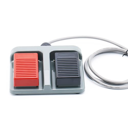 Interruptor de pedal de doble pie y toma dúplex para equipos de soldadura resistentes al calor 4