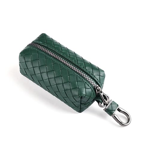 Small Wallet Purse Car Key Case Fashionable Woven Change Pouch for Commuting4