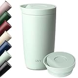 KIVY Termo de Café 350ml [CIERRE QUICK PRESS] - Vaso Termico - Taza Termica...