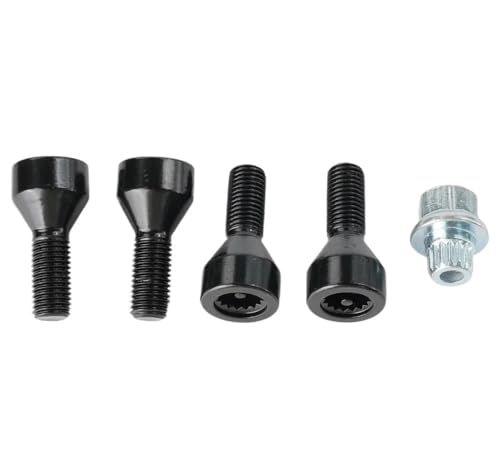 Pernos de rueda M12x1.5 de acero inoxidable para evitar robos de llantas en i3 e i8 2