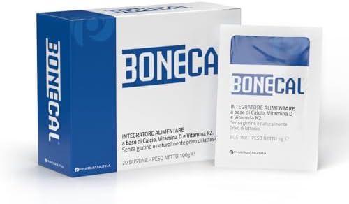 Bonecal Calcio Algale con Vitamina K2 e D3 20 Bustine Bonecal - integratore