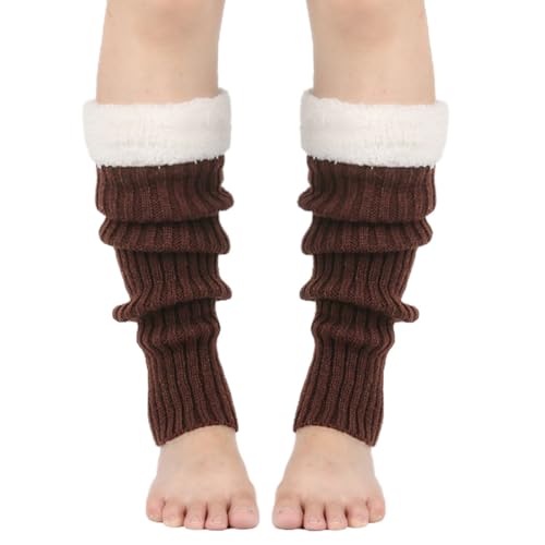 Winter Leg Warmers for Women and Girls Warm Knitted Socks Knitted Wool Crochet Long Boot Socks New Year's Day Socks Christmas Socks3