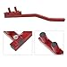 Lufodon Decking Straightening Tool Multi Angle Red Coated Alloy Steel Bending Tool for Deck Board Alignment Wood Floor Installation and Carpentry Projects