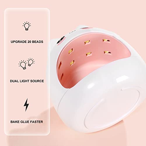 Kripyery Asciuga unghie UV Mini USB Lampada LED UV...