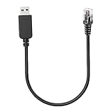 Jsvecip Radar Detector Cable, USB to RJ11 Plug Cable,for Escort Radenso XP Uniden Beltronics Cobra Whistler Radar Detector,Replacement Power Cable for Radar Detectors (RJ11-1.6ft)