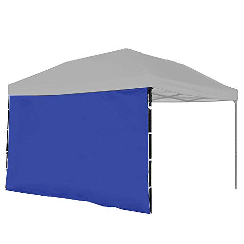 Canopy Sidewall Kit - Sidewalls for Pop Up Canopy Tent, 10 x 10 Feet - with or Without Door - 5 Colors to Choose from! (Sidewall, Blue)