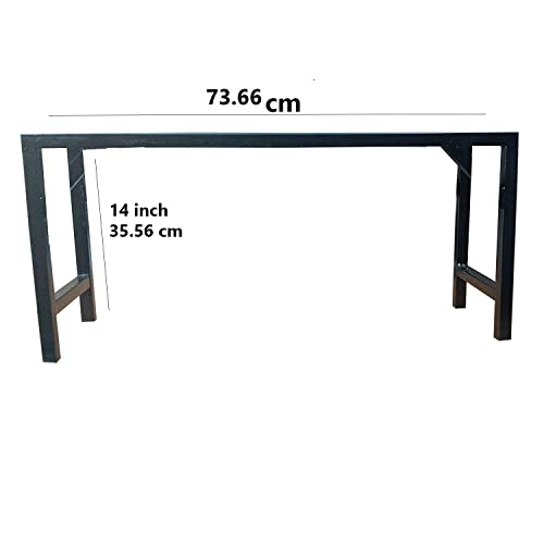 IRON LANDS SOLID Fixed Long Step Premium Pot Plant Stand Garden Bench for Roof and Outdoor Plant Stand for Balcony AND Home Decor , 29-inch (Set of 1 Pcs)