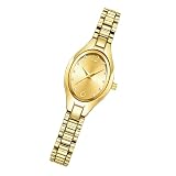 Fahoujs Sofisticato orologio da donna con decorazione simile diamante per pendolarismo formale e quotidiano. Orologio da polso da donna con cinturino in acciaio