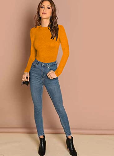 Image of Dream Beauty Fashion Women's Casual Round Neck Long Sleeves Stylish Top, 23 inch inches (Top Empire-06)