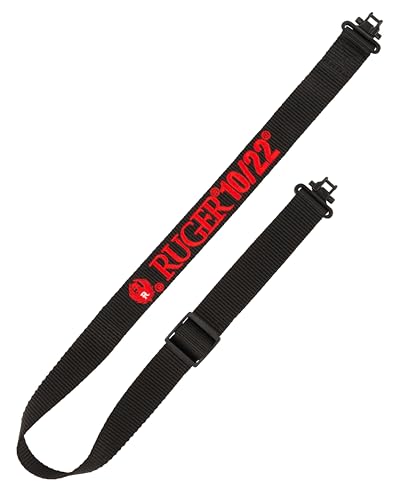 Allen Company Ruger 10/22 Rifle Sling with Swivels (up to 500 lbs) 22' to 40' Adjustable Fit - 2 Point Gun Sling - 1.25' Webbing - Includes Mounting Hardware - Rifle Accessories, Shooting Accessories