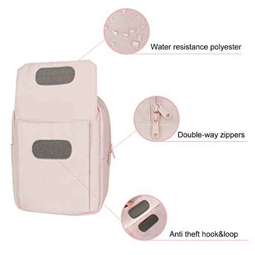 Tullio Camera Bag Small For Photographer Canvas Camera Sling Bag Waterproof Dslr Camera Case Pink For Women Lightweight Compatible With Nikon Sony #TOP1